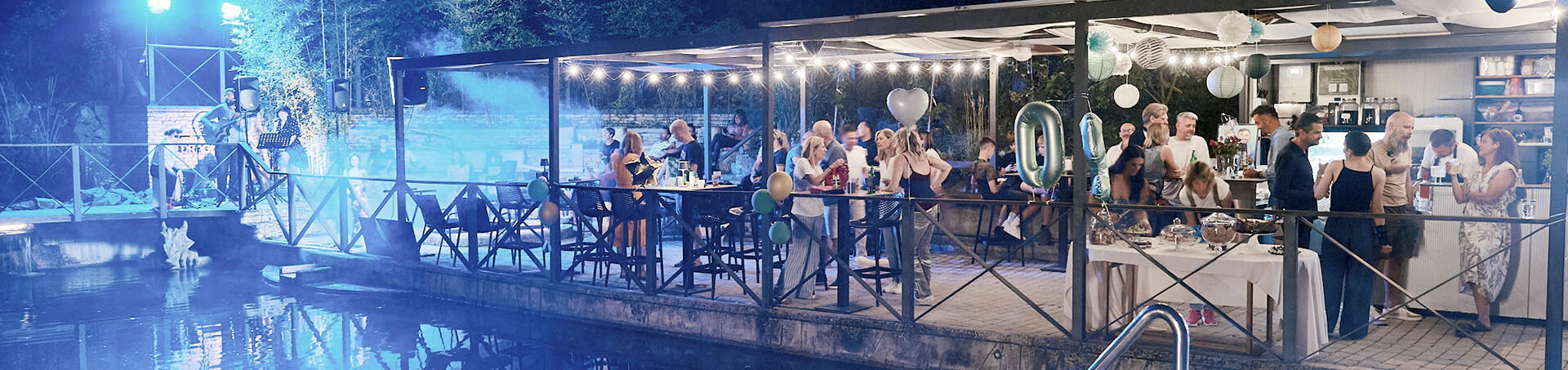 Eventi na terasi uz jezero